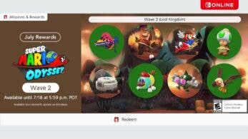 Nintendo Switch Online estrena nuevos iconos de Super Mario Odyssey