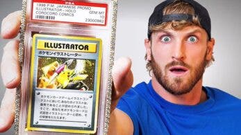 Logan Paul convierte hoy la carta Pokémon más cara del mundo en NFT