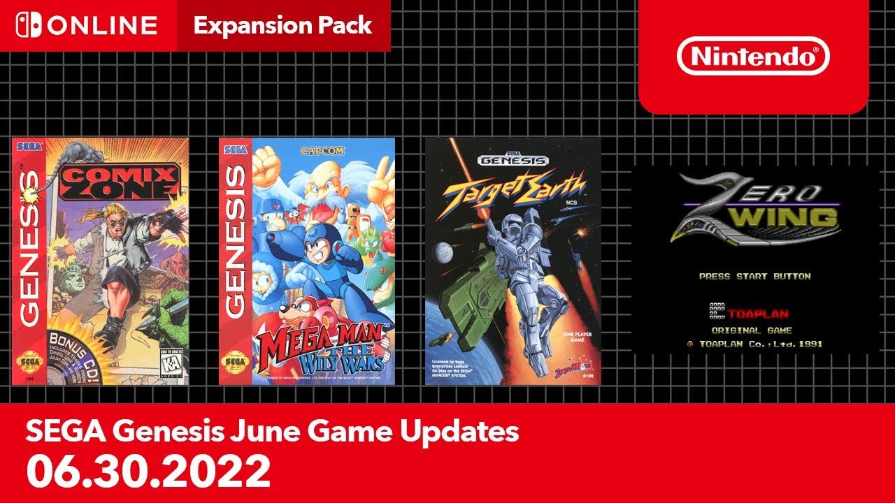 Nintendo Switch Online suma cuatro nuevos juegos de SEGA Mega Drive a su catálogo