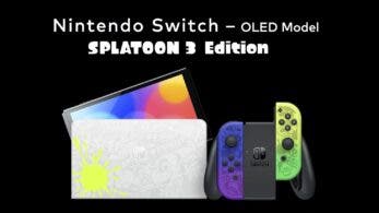 Anunciada la nueva Nintendo Switch OLED y Pro Controller de Splatoon 3: detalles y tráiler