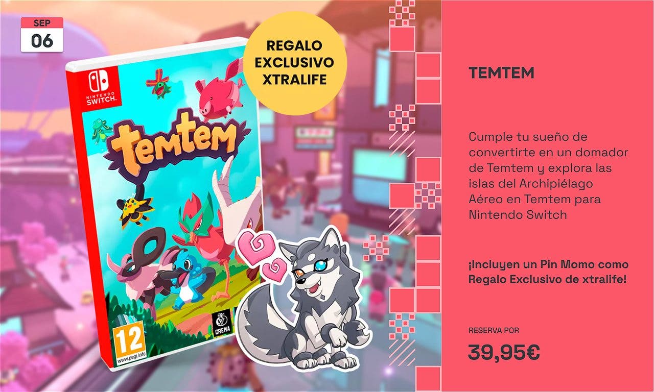 Atrapa a los Temtem y lucha en dojos con Temtem para Nintendo Switch: reserva disponible