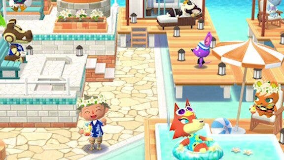 Soraya recibe su galleta veraniega en Animal Crossing: Pocket Camp