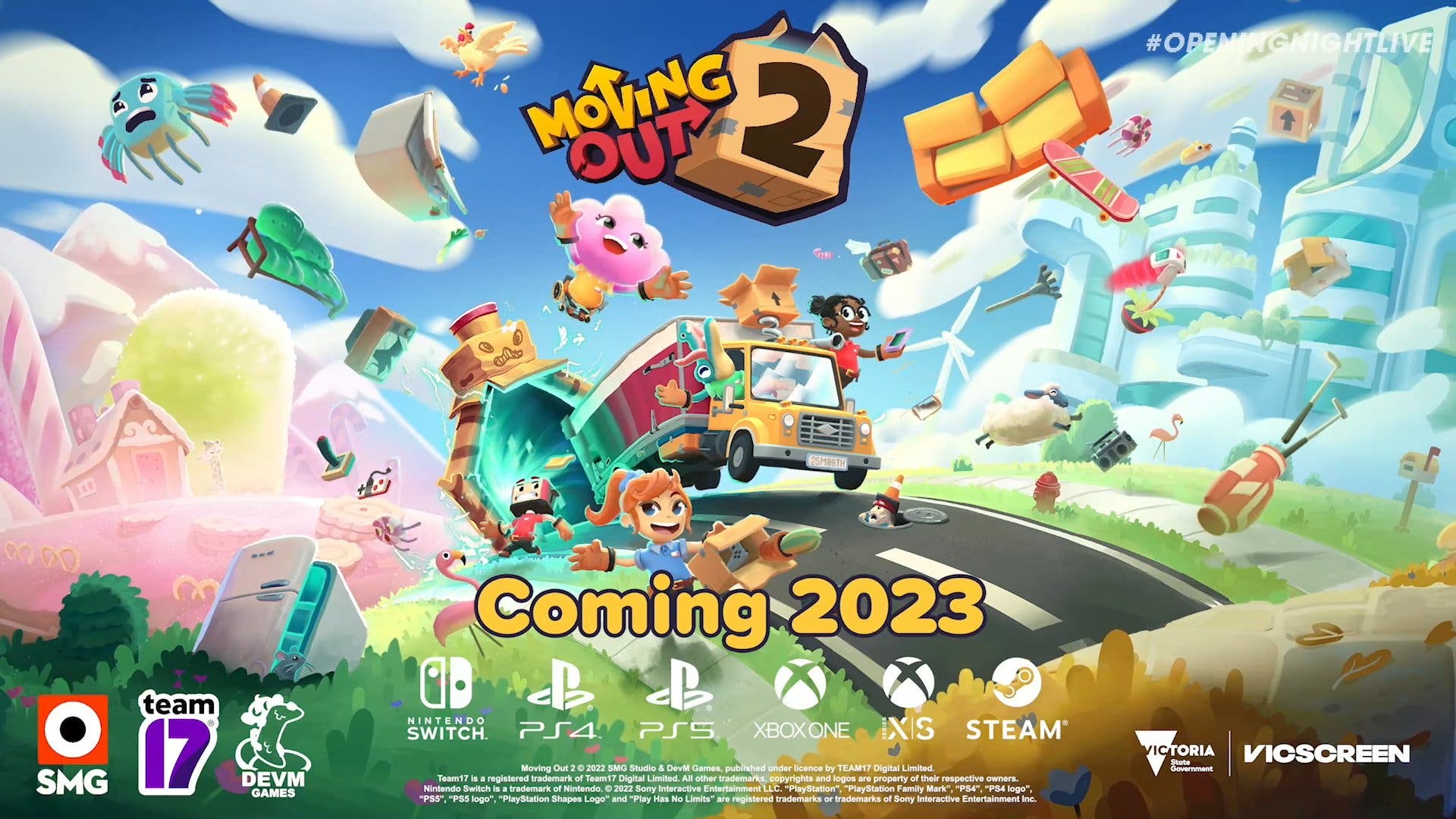 Moving Out 2 llega en 2023 a Nintendo Switch