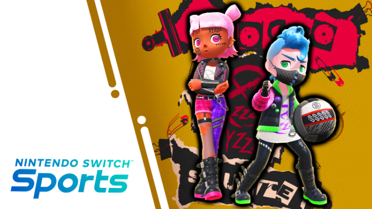 Nintendo Switch Sports recibe de forma temporal estos nuevos artículos de estilo punk