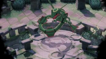 Pokémon Unite nos muestra en este tráiler su nuevo escenario de Rayquaza
