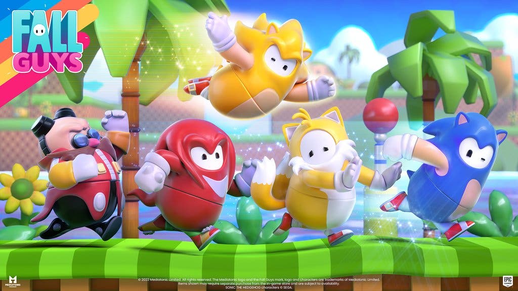 Fall Guys: Detalles oficiales del nuevo evento de Sonic