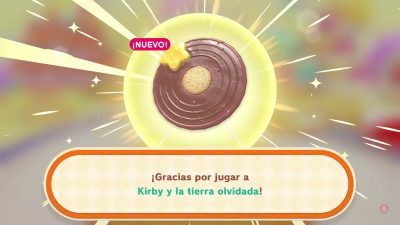 Haber jugado a Kirby y la tierra olvidada viene con premio en Kirby’s Dream Buffet