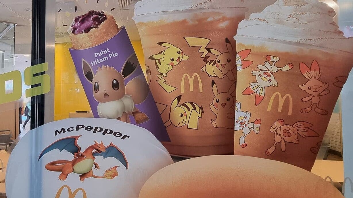 Así es la nueva colaboración entre Pokémon y McDonald’s en Singapur
