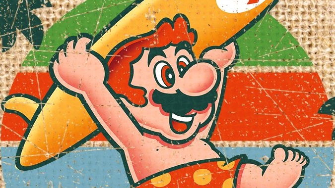 Nintendo comparte este nuevo y genial arte veraniego de Super Mario