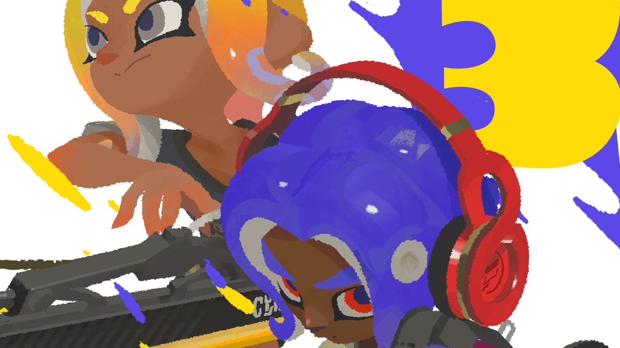 Nintendo celebra que solo quedan 3 días para la llegada de Splatoon 3 con este arte