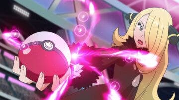 Avance del final del combate contra Cintia en el anime de Viajes Pokémon