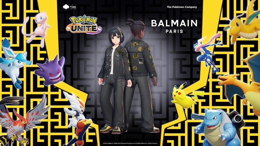Pokémon Unite se asocia con Balmain para traer una colaboración limitada