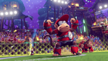 Pauline canta y Diddy Kong se balancea en estas animaciones de Mario Strikers: Battle League Football