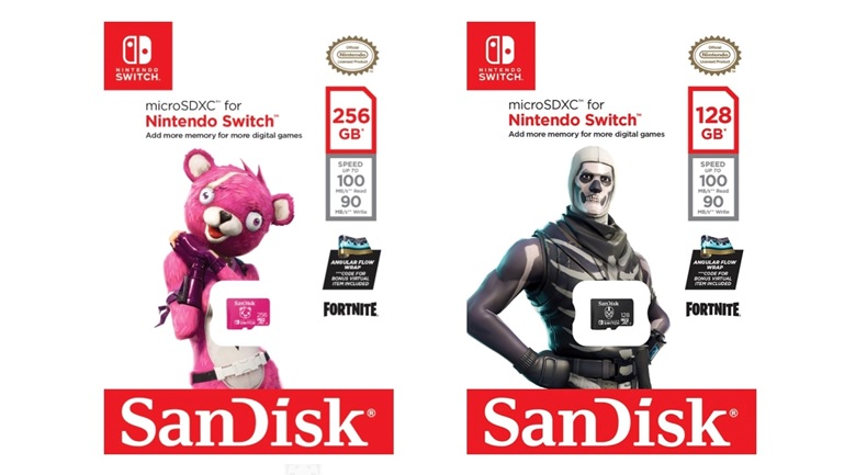 Nintendo anuncia tarjetas microSDXC oficiales de Fortnite