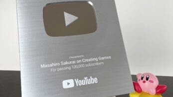Sakurai muestra su placa plateada de YouTube