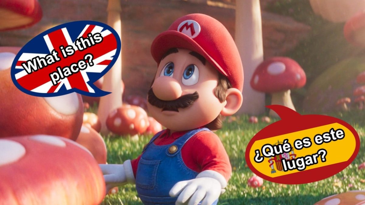 película Mario idiomas