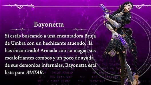 Bayonetta 3: Nintendo comparte los perfiles oficiales en español de los personajes