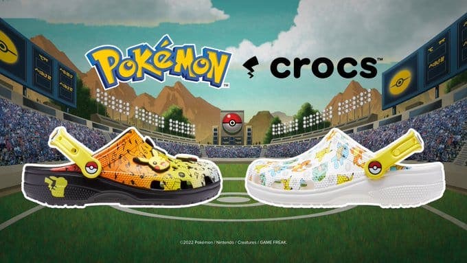 Pokémon ha presentado estos dos modelos de zuecos en colaboración con Crocs