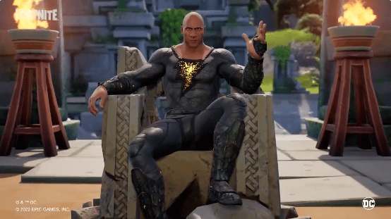 Black Adam avanza su llegada a Fortnite