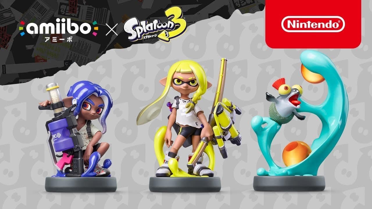 Los amiibo de Splatoon 3 desvelan sus recompensas y fecha de lanzamiento