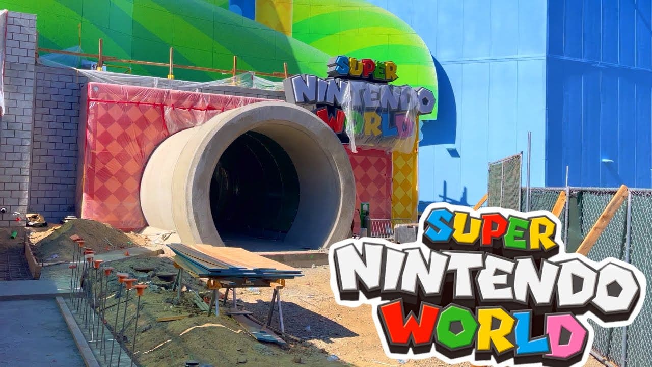 Un vistazo muy detallado al proceso de construcción de Super Nintendo World en Universal Studios Hollywood