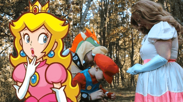 Sesión de fotos termina en una propuesta sorpresa con temática de Super Mario