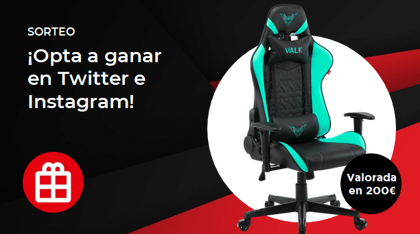 [Act.] ¡Sorteamos esta Silla Gaming Valk Nyx valorada en 200€!