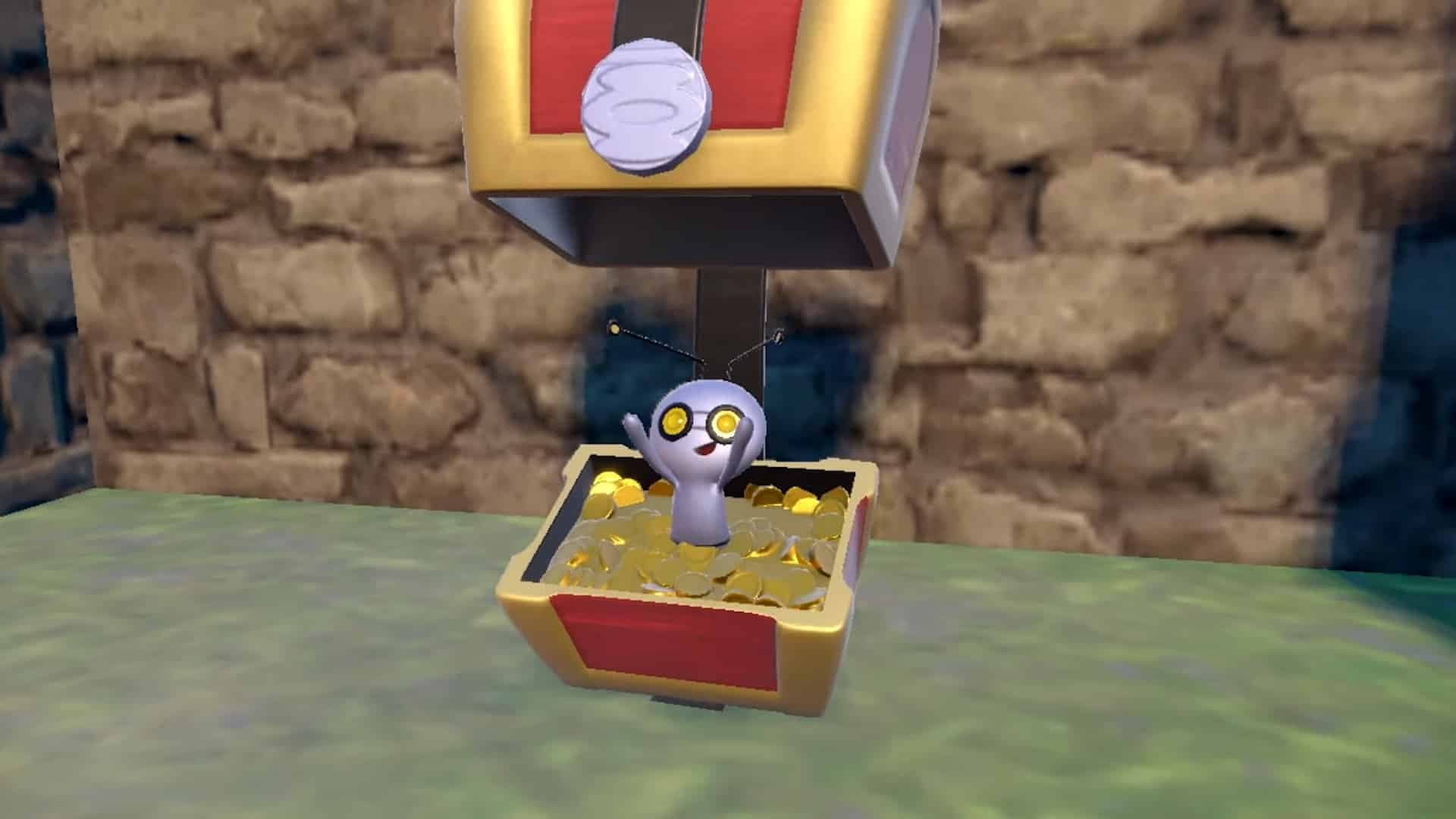 Un NPC nos ayuda a conseguir monedas Gimmighoul en Pokémon Escarlata y Púrpura