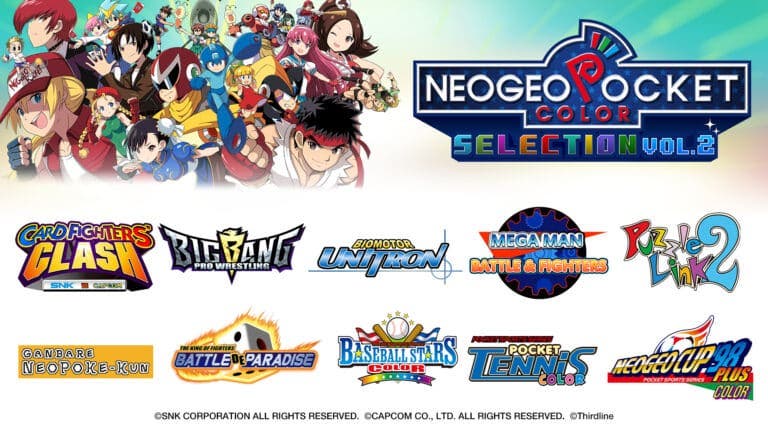 NEOGEO Pocket Color Selection Vol. 2 celebra su estreno en Nintendo Switch con este tráiler