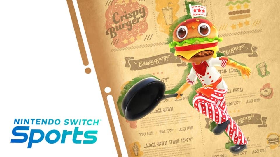 Ahora ya puedes jugar como una hamburguesa en Nintendo Switch Sports