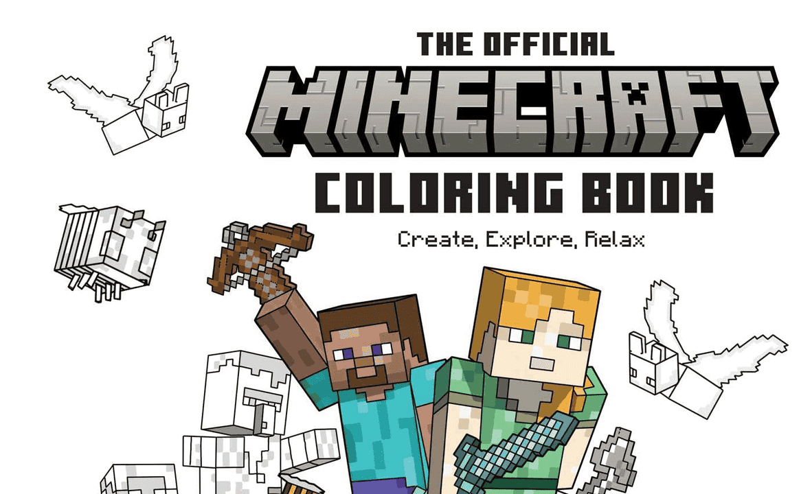 Ya podéis reservar el libro oficial para colorear de Minecraft a través de Amazon