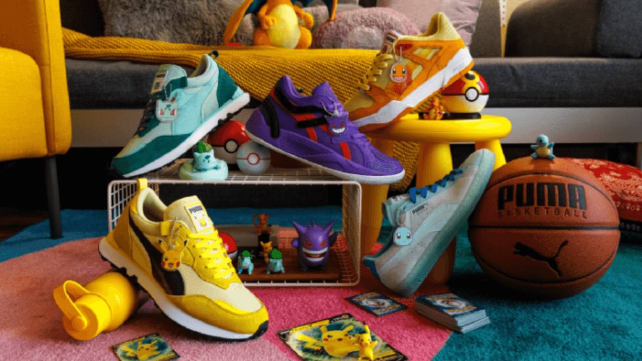 Echa un vistazo a la nueva línea de productos Puma x Pokémon