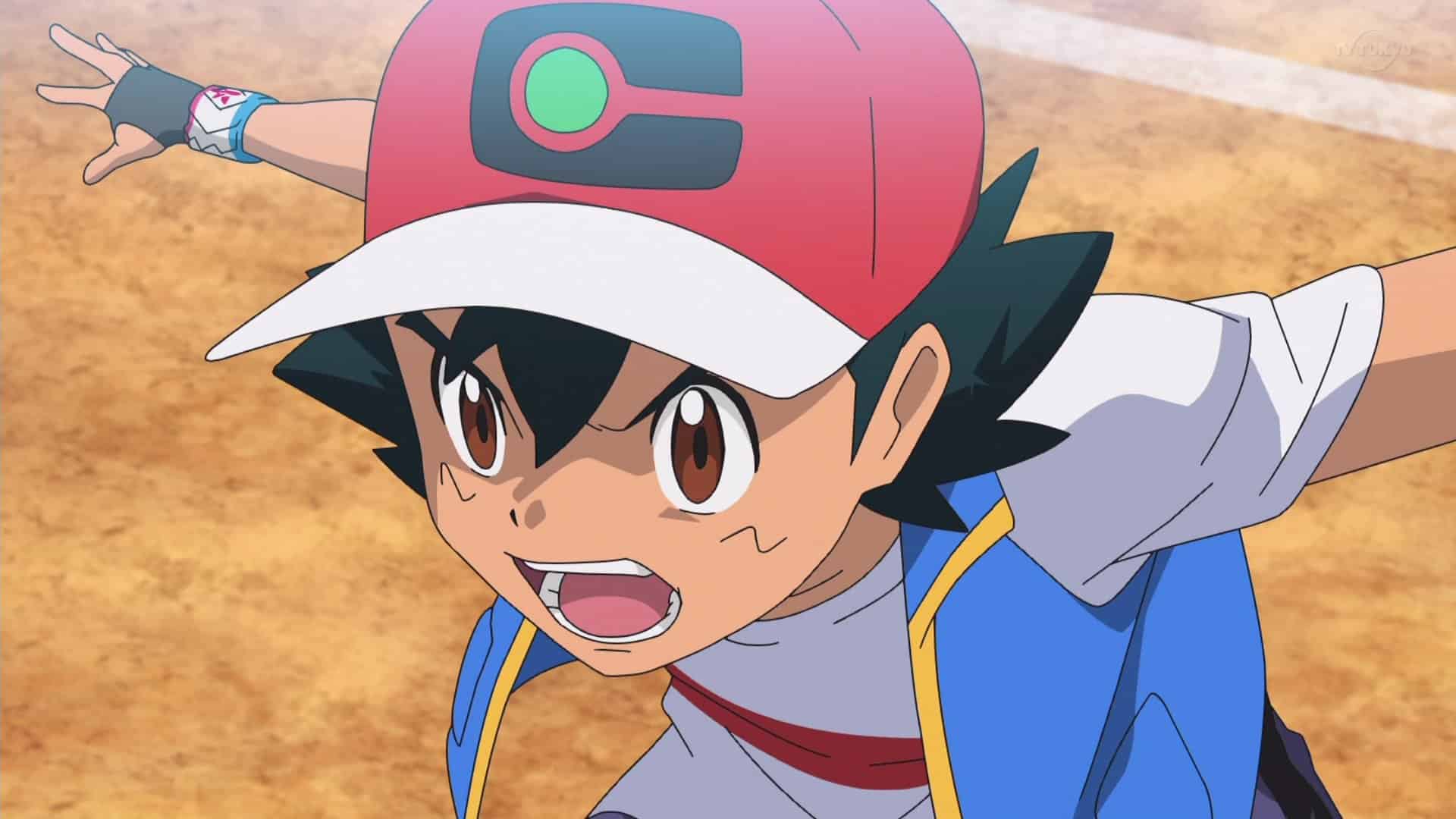 Resultado del combate entre Ash y Lionel del anime Viajes Pokémon