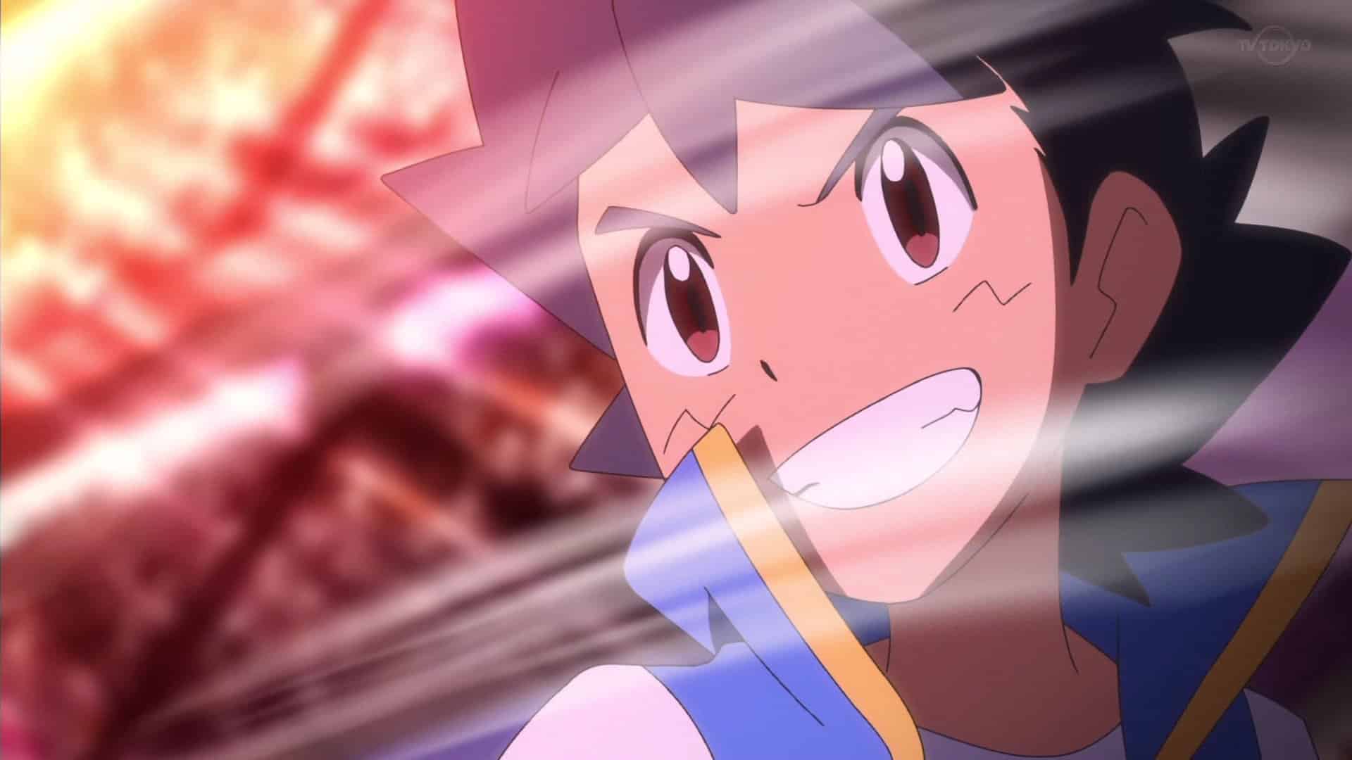 Avance de la parte final del enfrentamiento entre Ash y Lionel en el anime Viajes Pokémon