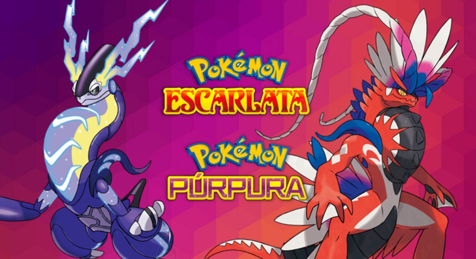 Pokémon legendarios Escarlata Púrpura