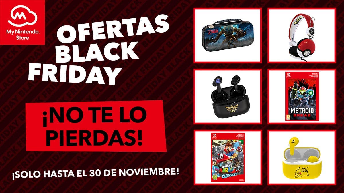 Nintendo lanza ofertas de Black Friday en la My Nintendo Store europea