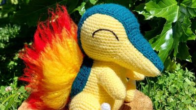 Una fan diseña un Cyndaquil hecho de ganchillo