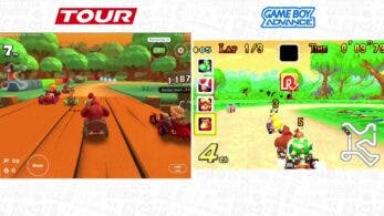 Comparativa en vídeo de GBA Parque de la Rivera y GCN Montaña DK: Mario Kart Tour vs. Super Circuit y Wii
