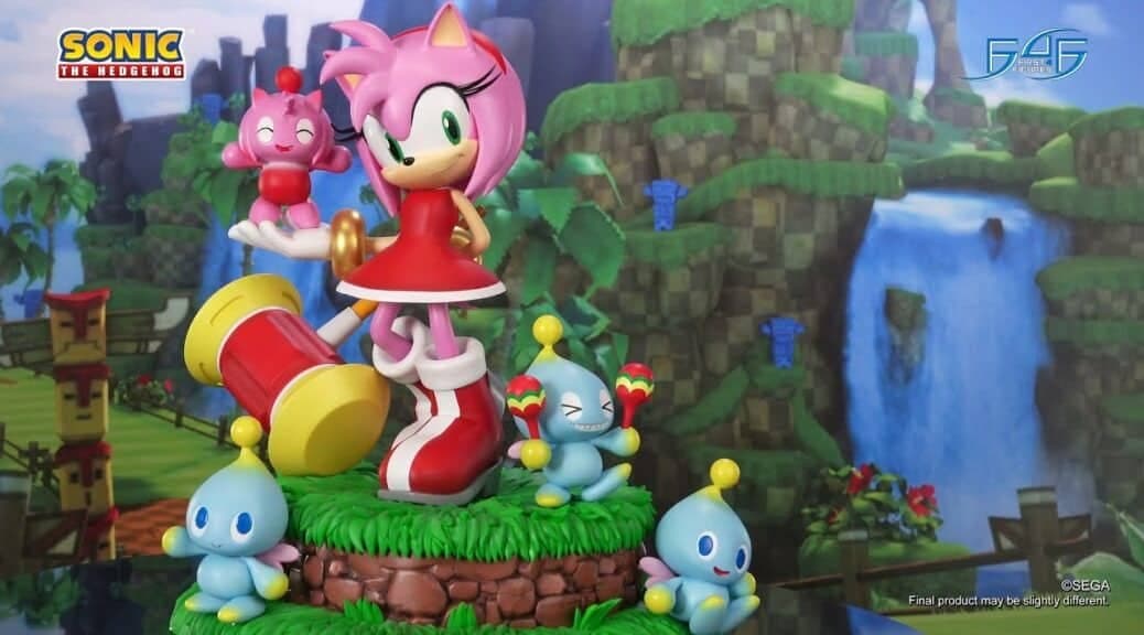 First 4 Figures nos muestra su figura de Amy Rose de Sonic the Hedgehog