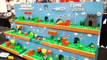 12.000 piezas de LEGO y 14 motores: Así funciona este increíble nivel de Super Mario Bros.