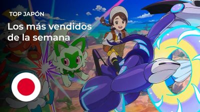 Pokémon Escarlata y Púrpura sigue siendo lo más vendido de la semana en Japón en el debut de Mario + Rabbids Sparks of Hope (8/12/22)