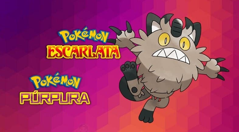 Dónde encontrar a Meowth de Galar en Pokémon Escarlata y Púrpura
