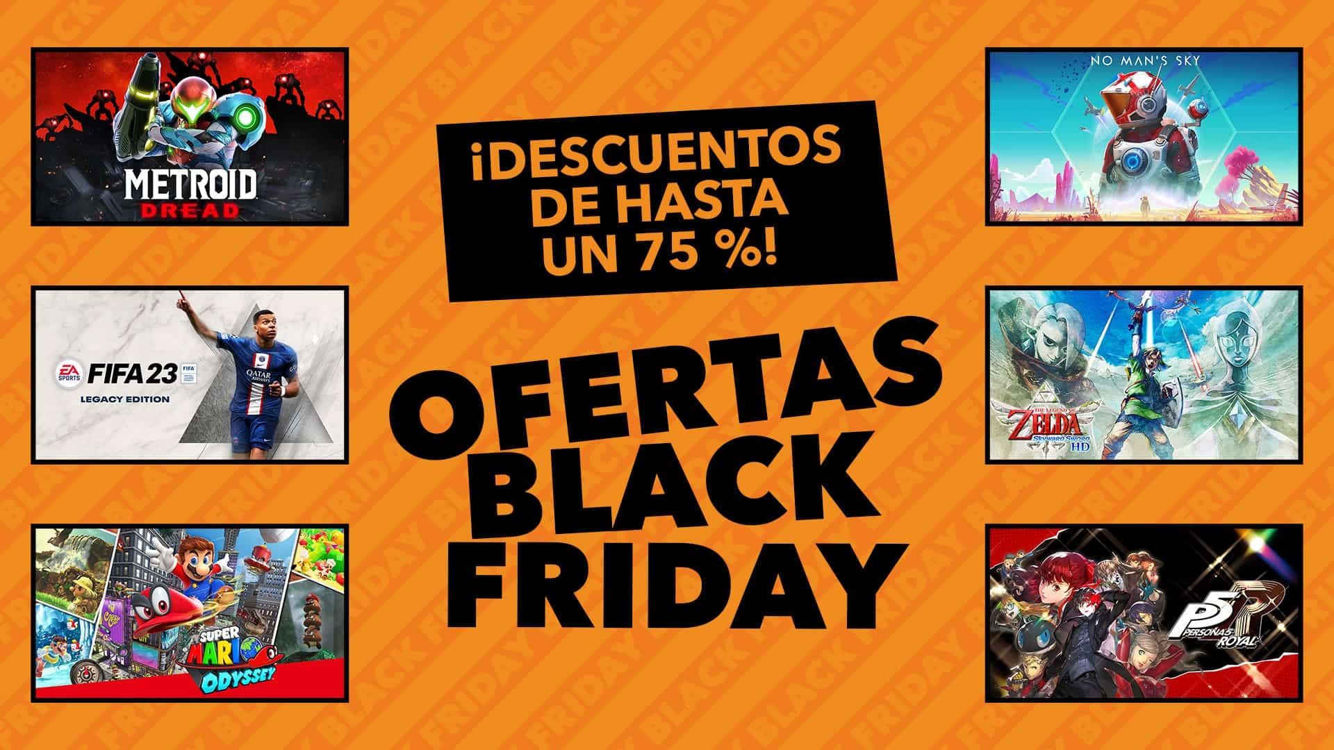 Lista completa de juegos rebajados con las ofertas de Black Friday en la eShop de Nintendo Switch