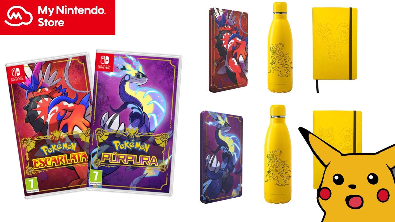 Pokémon Escarlata y Púrpura revelan jugosos packs y regalos en My Nintendo Store