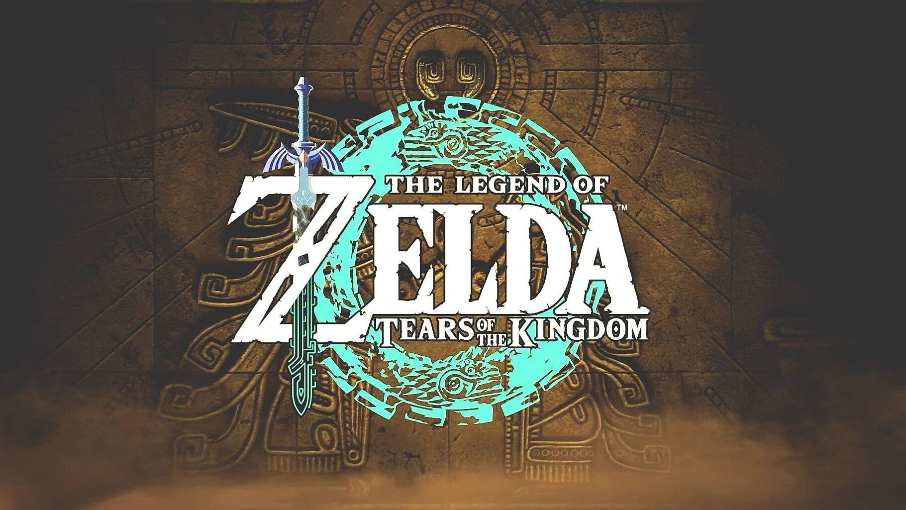 Recrean el logo de Zelda: Tears of the Kingdom en madera