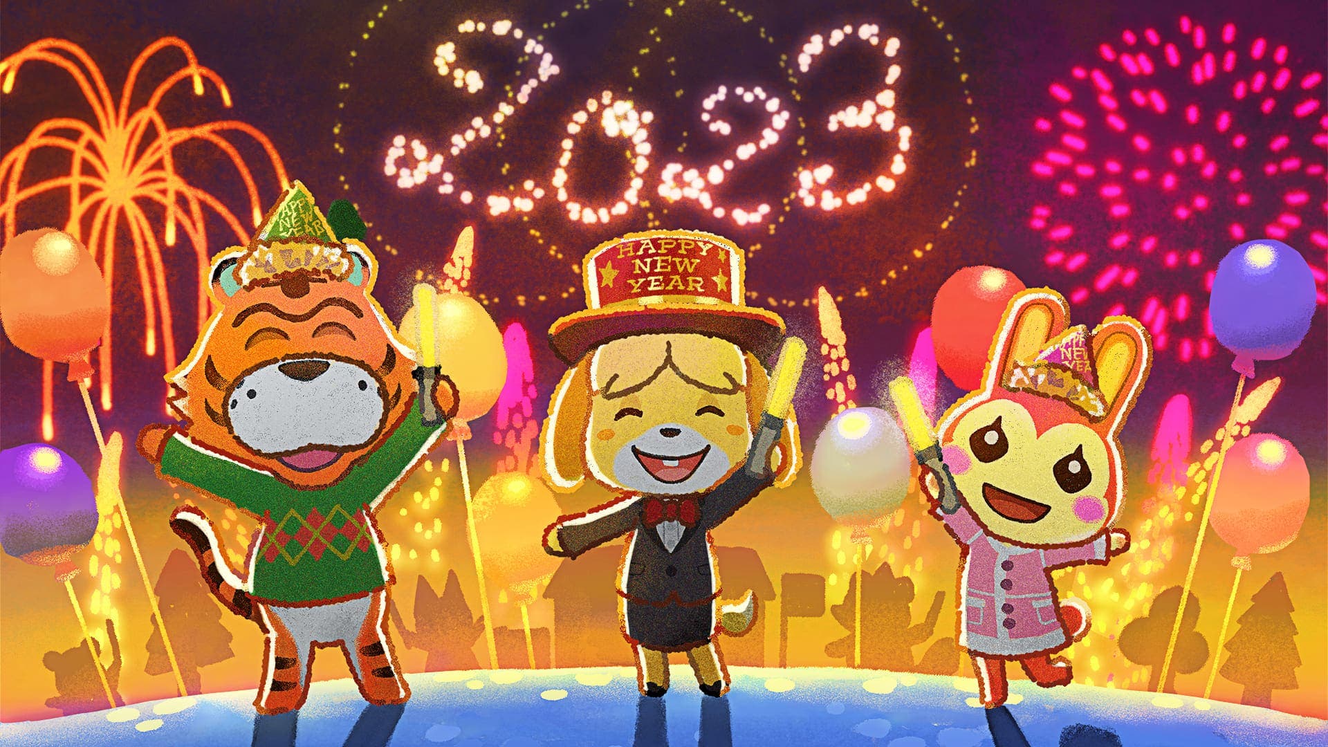 Nintendo nos felicita el Año Nuevo 2023 con este mensaje de Animal Crossing  - Nintenderos