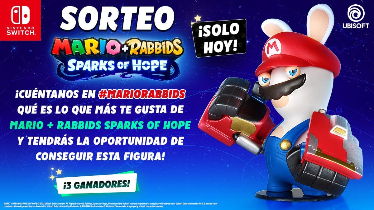 Nintendo sortea figuras de Rabbid Mario a través de Twitter