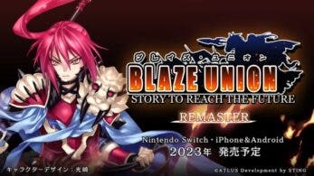 Anunciado Blaze Union: Story to Reach the Future Remaster para Nintendo Switch