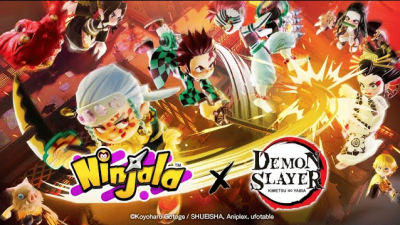 Ninjala presenta su nueva colaboración con Demon Slayer