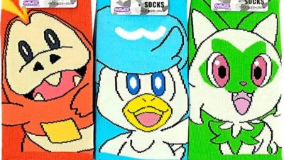 Estos calcetines de Fuecoco, Sprigatito y Quaxly son lo que todo fan de Pokémon necesita